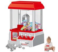 Claw Machine - Classic Toy Grabber Arcade Unità, Catcher Di Divertimenti Per Monete | Console Di Gioco Retrò Carnival Con Luci Musicali Per Premi, Caramelle, Giocattoli, Festa Di Compleanno Per Bambin