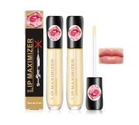 Clawrex Lip Plumper Serum, 2 pezzi Lip Gloss Extremes Volume, lucidalabbra per labbra idratanti, cura delle labbra, non adesivo, per labbra piene (10 ml)