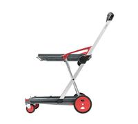 CLAX® Carrello per il trasporto | carrello pieghevole | carrello a mano | senza scatola pieghevole | rosso