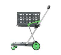 CLAX® Carrello per il trasporto | trolley | carrello di stoccaggio | pieghevole | carrello a piattaforma | con cassetta pieghevole