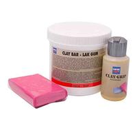 Clay Bar Decontaminante Carrozzeria Rossa 200g Kit Con Clay Grip Accelerator