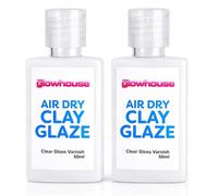 Clay Glaze - Vernice lucida trasparente a base d'acqua per argilla polimerica, argilla secca all'aria e artigianato, finitura lucida, non tossica, per progetti fai da te, gioielli e modellismo, 100 ml