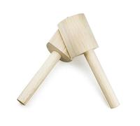 Clay Mallet - Carving Mallet | Wood Carvers Mallet | Handmade Pottery Mallet For Clay Sculpting, Leatherworking Tool, Comfortable Grip Pottery Mallet For Smoothing, Art Finishing Paddle