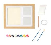 Clay Paw Print Kit For Dogs | Pet Keepsake Frame | DIY Paw Impression
