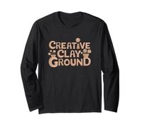 Clay Potter Play-ground Funny Creative Pottery Maglia a Manica