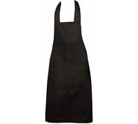 Clay Roberts Grembiule da Chef, Nero, Grembiule da Cucina con Doppia Tasca, Lavabile in Lavatrice
