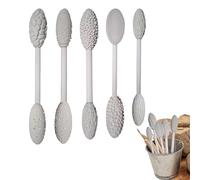 Clay Sculpting Tools, Double Ended Pottery Roller Sculpting Kit, 5.12in Comfortable Grip Texture Tools, Modeling Rolling Rod, for Beginner and Professionals Creative Projects
