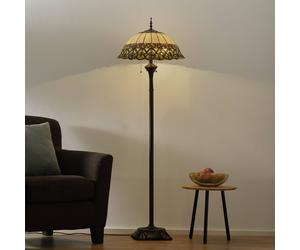 Clayre&Eef Frieda - piantana con paralume in stile Tiffany Clayre&Eef