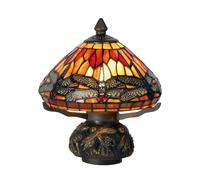 Clayre&Eef Graziosa lampada da tavolo Libella - Tiffany Clayre&Eef