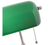 Clayre&Eef Lampada da banchiere Verda con piede in nichel Clayre&Eef