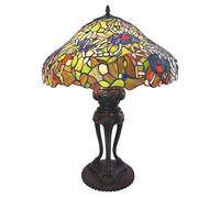 Clayre&Eef Lampada da tavolo 5LL-6055 tiffany, blu-verde Clayre&Eef