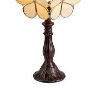 Clayre&Eef Lampada da tavolo 5LL-6095 in stile tiffany, beige Clayre&Eef