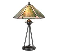 Clayre&Eef Lampada da tavolo 5LL-6165 in stile tiffany, Ø50cm Clayre&Eef