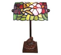 Clayre&Eef Lampada da tavolo 6008 stile tiffany, uccelli Clayre&Eef