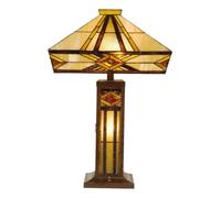 Clayre&Eef Lampada da tavolo Glenys in stile Tiffany Clayre&Eef