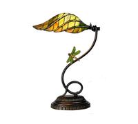 Clayre&Eef Leaf - lampada da tavolo in stile Tiffany Clayre&Eef