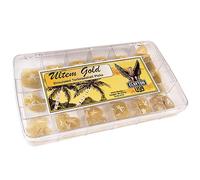 Clayton Plectrum Ultem Gold UTD scatola di assortimento con 288 pezzi assortiti