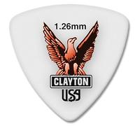 Clayton Plettri acetici confezione da 12 pezzi, 1,26 mm Clayton aquila Rounded Triangle