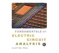 Clayton R. Paul Fundamentals of Electric Circuit Analysis (Tascabile)
