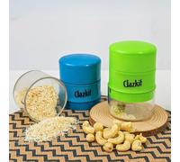 Clazkit Taglierina e affettatrice di precisione per frutta secca: affettare senza sforzo con praticità di conservazione integrata