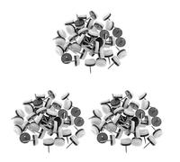 ClAZTyict 120 Pezzi Scivolo per Mobili Ispessito, Protezione per Pavimento con Rivestimento Scorrevole Nel Nylon con Chiodo per Piedi Gambe Nel Legno di Divano (18 mm O 0,7 Pollici,)