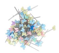 ClAZTyict 200 Pezzi 2 Pollici Spilli da Cucire Un Testa Piatta Spilli Dritti Testa Un Spilli da Cucire per Progetti DIY Decorazione Sarta