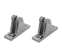 ClAZTyict 2X Barca Accessori Marine Stainless Steel 4-Bow Bimini Top Stainless Steel Fittings Set Yacht Accessories- (22mm)