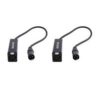 ClAZTyict 2X L'Isolatore del Audio XLR Elimina Il Rumore L'Isolatore Audio del Loop di Terra Il Suono Corrente Elimina Il Rumore, da Femmina Un