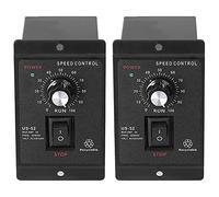 ClAZTyict 2X Regolatore di Velocità del Motore Da 400 W Regolatore del Regolatore di Velocità del Motore CA 220 V Regolatore del Regolatore del Motore Avanti E Indietro
