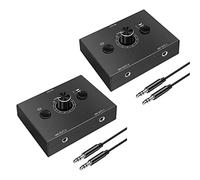 ClAZTyict 2X Selettore Audio da 3,5 mm, 2 Ingressi 1 Uscita / 1 Ingresso 2 Uscite Audio Splitter Switcher, Audio Switcher Box