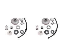 ClAZTyict 2X Worm Frizione Sprocket Rim Pompa Olio del Cambio per Il Cinese 4500 5200 5800 45Cc 5 Filtro Olio Combustibile Seal Chainsaw Parte