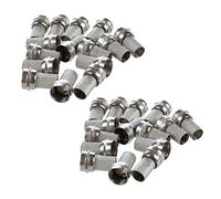 ClAZTyict 30 Pz RG6 F-Type Twist-On Coassiale Coassiale Connettore per CCTV