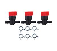 ClAZTyict 3PCS 494768 698183 Valvola di Intercettazione del Carburante con Morsetto per Tubo del Carburante 1/4 Pollici e Stratton Toro Trattorini Tosaerba