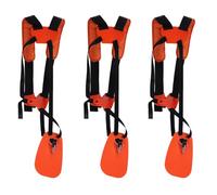 ClAZTyict 3X Doppio Spallaccio Tagliaerba Decespugliatore Cinghia per Cintura Pruner Giallo