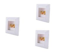 ClAZTyict 3X Muro Presa A Muro Porta Connessione Socket con 2 Banana Jack Speaker