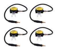 ClAZTyict 4X Scuba Diving Diver Regulator Diving Snorkel Tube Attrezzatura per Lo Snorkeling Riduttore di Pressione 2Nd Dive Diving Regulator-Giallo
