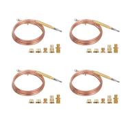 ClAZTyict 4X Termocoppia Universale per Fornello Un Gas con Adattatore per Termocoppia di Ricambio per Bruciatore Un Gas da 20 Pezzi