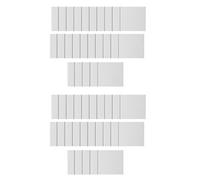 ClAZTyict 50 Magnetici su Tela per Pittura, Mini Magnetici su Tela, Tele Vuote per Pittura, Arte, Regalo, Decorazioni DIY