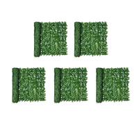 ClAZTyict 5pz 0,5X3 Metri Parete Pianta Recinzione Foglie Artificiali Faux Ivy Leaf Recinzione Privacy Screen Decor Siepe