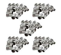 ClAZTyict 75 Pz RG6 F-Type Twist-On Coassiale Coassiale Connettore per CCTV