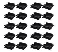 ClAZTyict 75mm x 75mm Tappi Quadrati nel Plastica Inserti per Tubi Inserti di Chiusura 20Pz