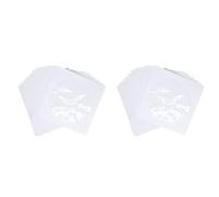 ClAZTyict CD Dvd Sleeves, Dvd CD Media Paper Envelop Sleeves Holder con Clear Window Close Flap Bianca, Confezione da 200
