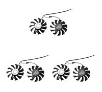 ClAZTyict HA8010H12F-Z 75MM 2Pin GTX1050Ti GPU Cooler Dual Fan per GTX 1050Ti GTX-1050-Ti-4GT-OC (6PZ)