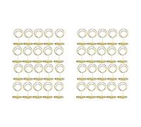 ClAZTyict I Titolari 40Pcs Carta del Posto,2 Pollici Carino Titolari Tabella Dei Numeri,Titolare Classy Tavolino da Gioco Picture Table Stand,Collegare Photo Supporto del Menu Memo Clip()