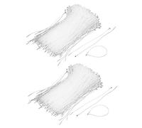 ClAZTyict Imballaggio in Plastica Fissare Il Laccio del del Stringa 18cm 2000 PZ Colore Trasparente