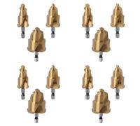 ClAZTyict Punta da Trapano A Gradino da 12 Pezzi 20/25/32mm con Scanalatura Girevole di Limite Punte da Trapano A Cono di Sollevamento PPR per Alesatura di Tubi 'Acqua