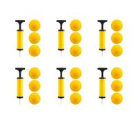 ClAZTyict Roundnet Palline da Gioco Sostituibili Palline da Competizione Mini Pallavolo Confezione da 18 con Pompa