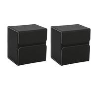 ClAZTyict Scatola Portaoggetti Portatile per Giochi da Tavolo, Protezione per Carte, Scatola Portaoggetti di Grande Capacità, Nera