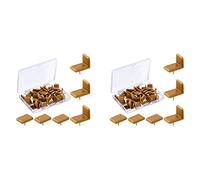 ClAZTyict Scivoli E Guide per Cassetti Nel Plastica Fermi per Cassetti, Tack-in per Cassetti Nel Plastica per La Riparazione di Cassettiere, 60 Pezzi