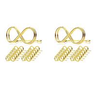 ClAZTyict Supporto per Numero da Tavolo, Confezione da 24 Pezzi - Etichette per Posti Un Sedere per Matrimoni, Clip per Segnaposto, Espositore per Biglietti da Visita con Foto,